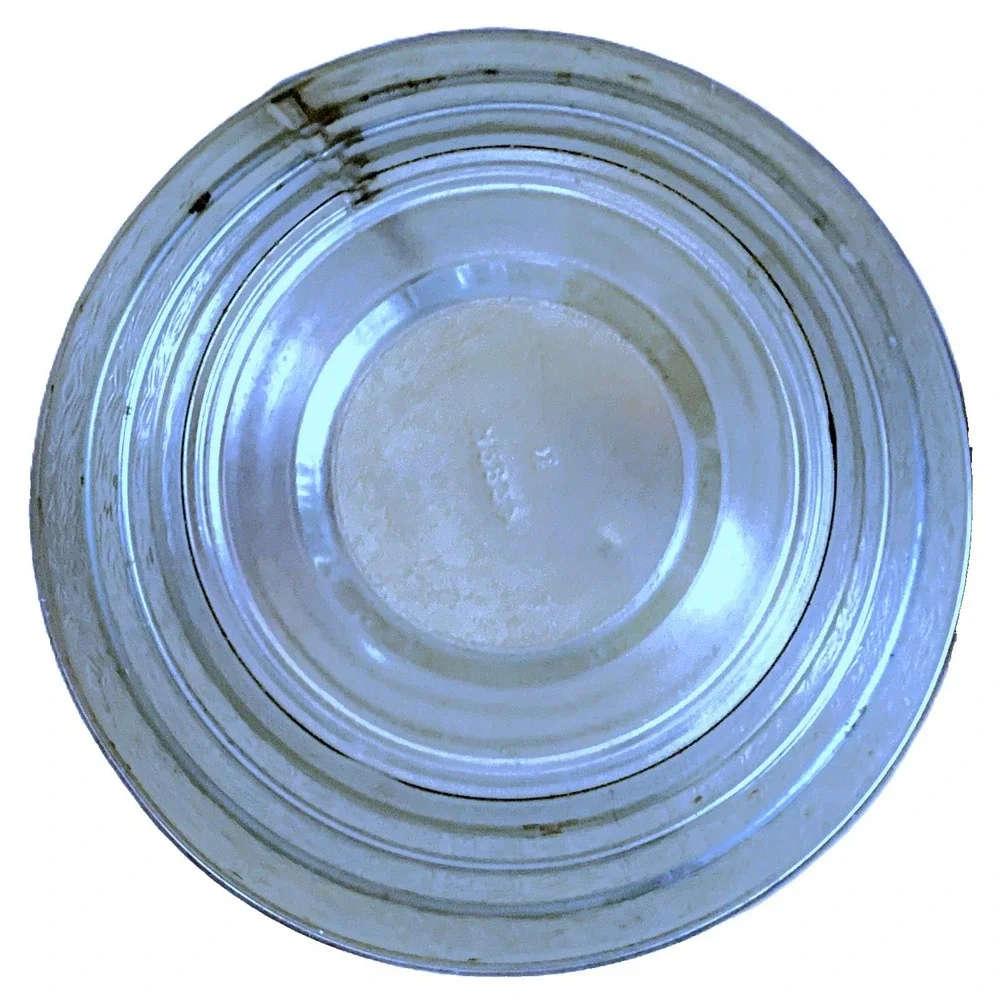 Vtg Folgers 1960s-70s Scandinavian Design Metal Coffee Can Rare Handle Lid 7.75